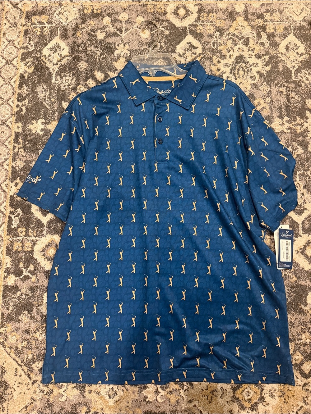 Barstool Golf Polo The Players Men Size Large